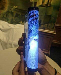 El teléfono del mañana de Samsung tiene pantalla flexible y plegable